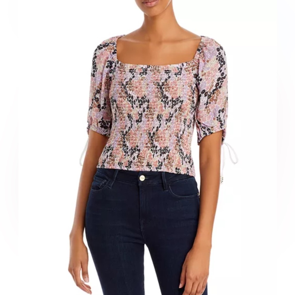 Free People | Back on Top Smocked Floral Top - Romantic - Boho Chic